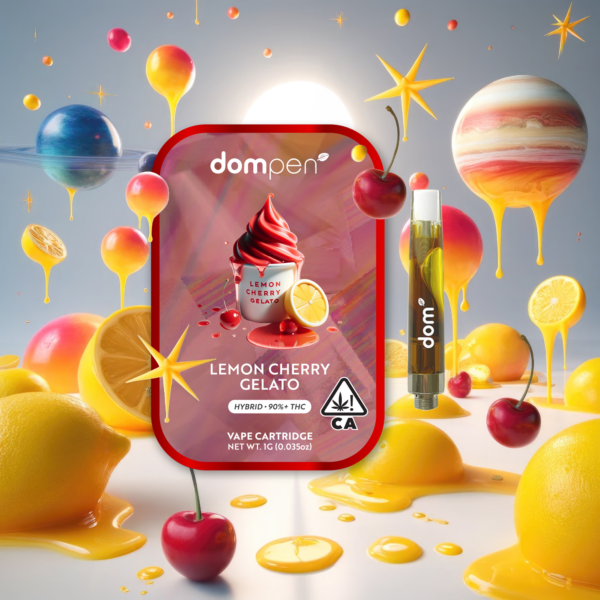 dompen™ Lemon Cherry Gelato (Hybrid) – 1G Cartridge