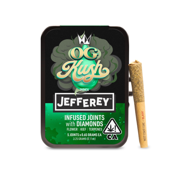 OG Kush – Jefferey Infused Joint .65g 5 Pack